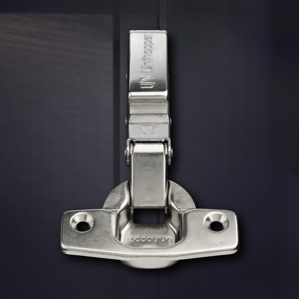 Накладная 3D петля UNIHOPPER с доводчиком, 48мм, с декоративной накладкой