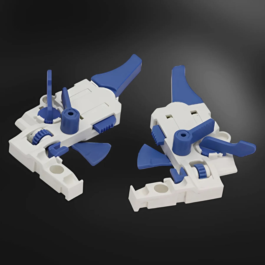 Направляющие 400 мм Unihopper скрытого типа с 3D регулировкой, с доводчиком, на 50 кг, плита 18 мм