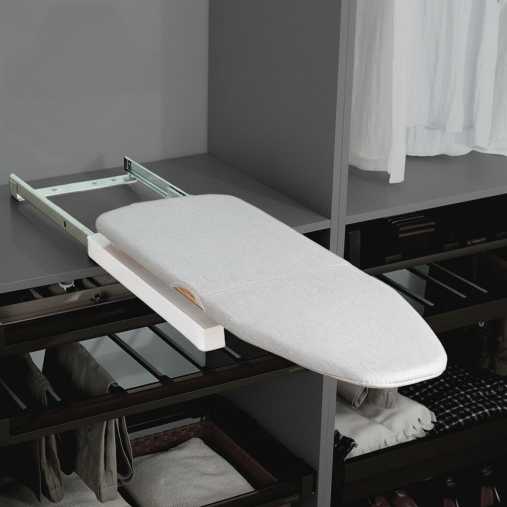 Выдвижная гладильная доска поворотная Unihopper 460*320*120mm