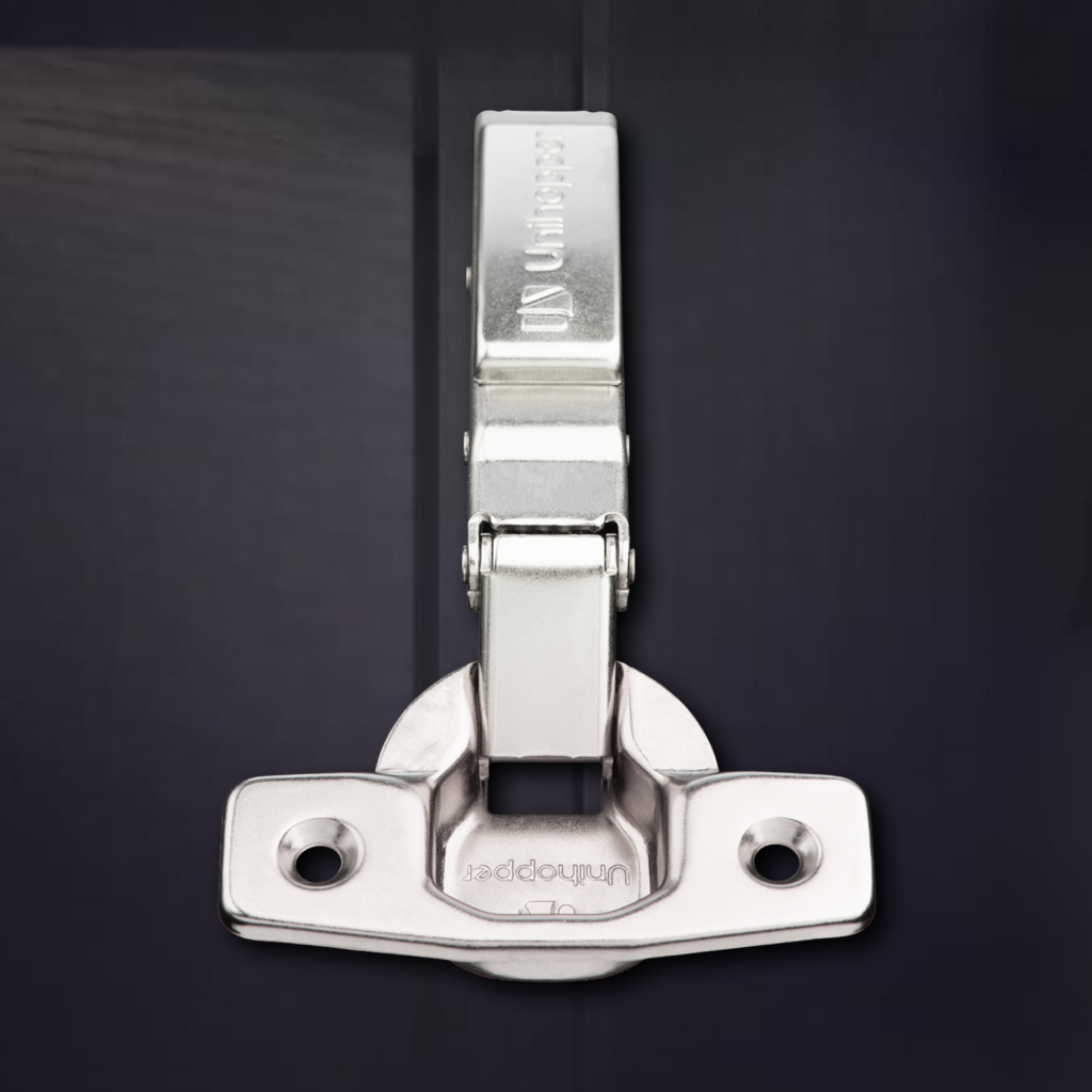Накладная 3D петля UNIHOPPER с доводчиком, 45мм, с декоративной накладкой